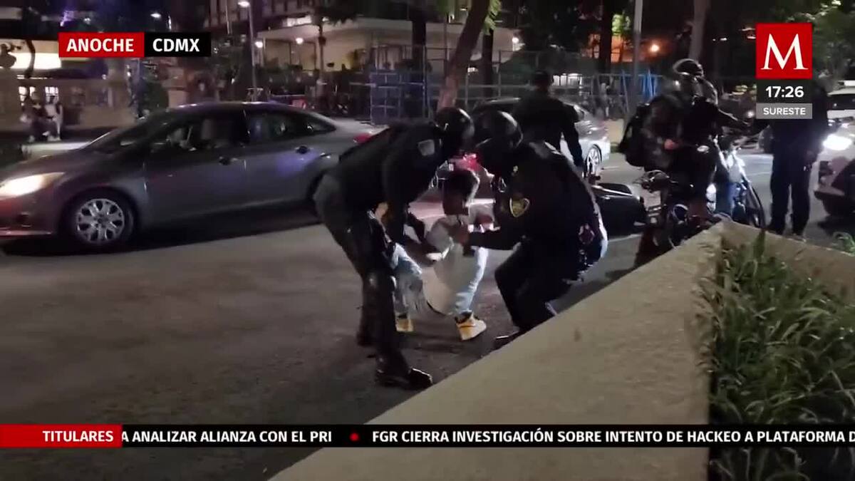 Detienen rodada de motociclistas en CdMx