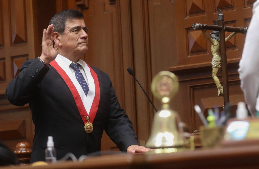 José Williams es el nuevo presidente del Congreso del Perú. (AFP)