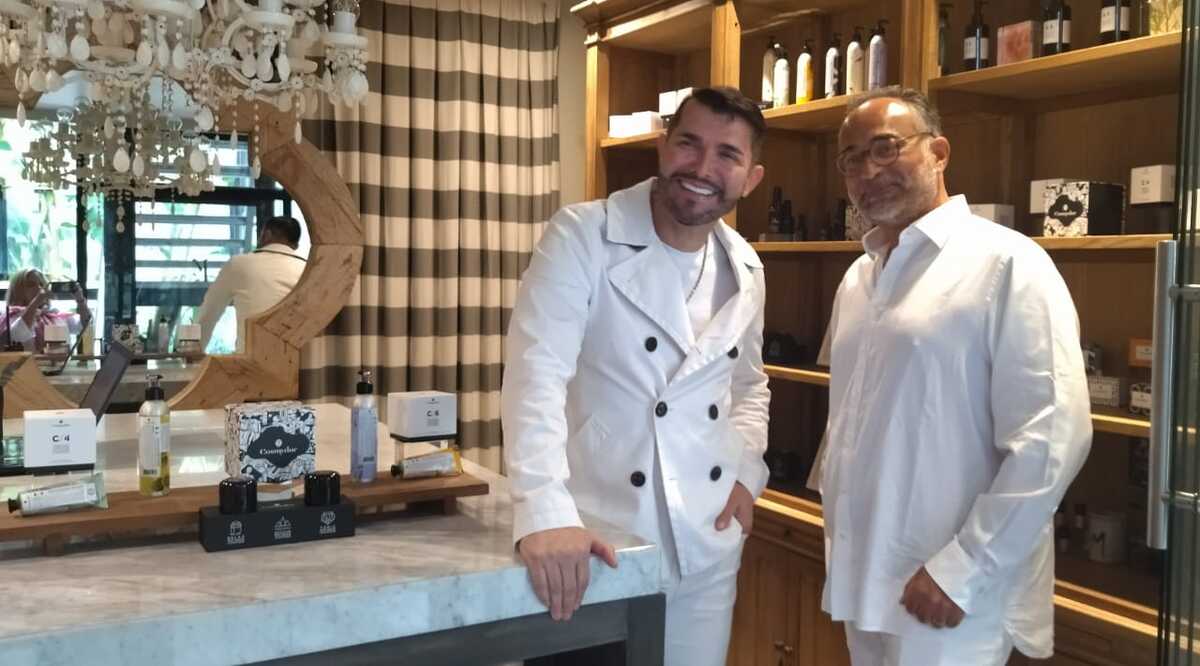 Lorenzo Ruíz, Director de la marca en México y Xavier Quattrocchi-Oubradous, CEO Global presentaron Cosmydor. Adriana Jiménez