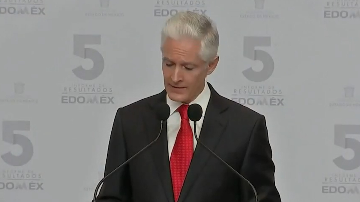 Mensaje de Alfredo del Mazo por su Quinto informe de gobierno Grupo