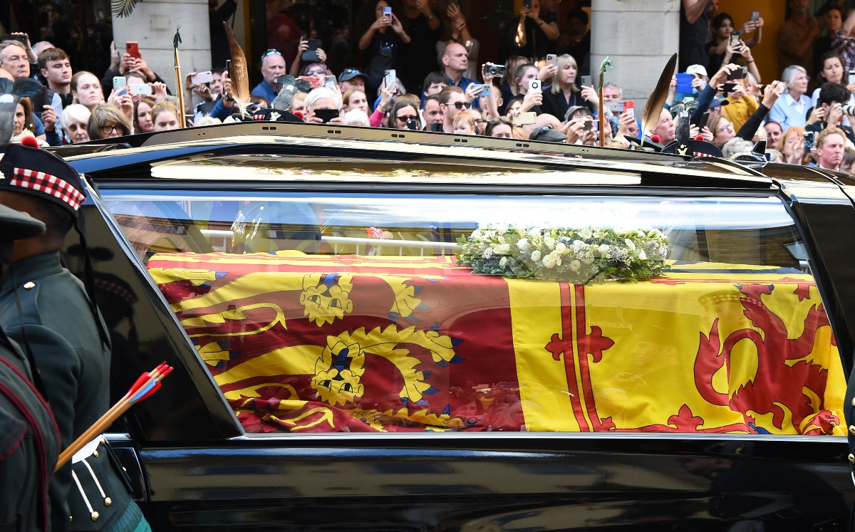 Ataúd de la Reina Isabel II