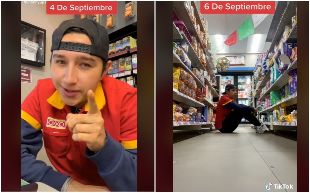 Cajero del Oxxo comparte cómo va la venta del Panini en la tienda (Captura).