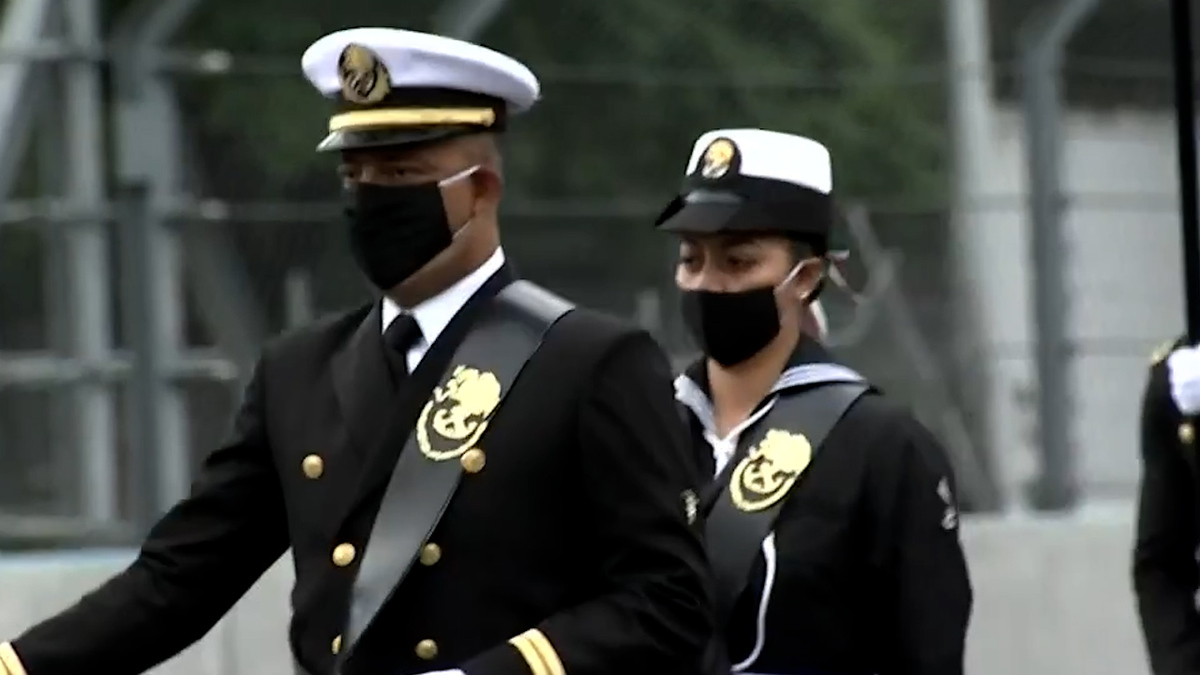 Contingente Naval se prepara para desfilar