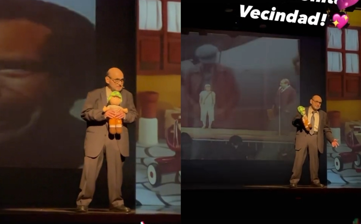 Édgar Vivar regresa a los escenarios cantando como El señor barriga