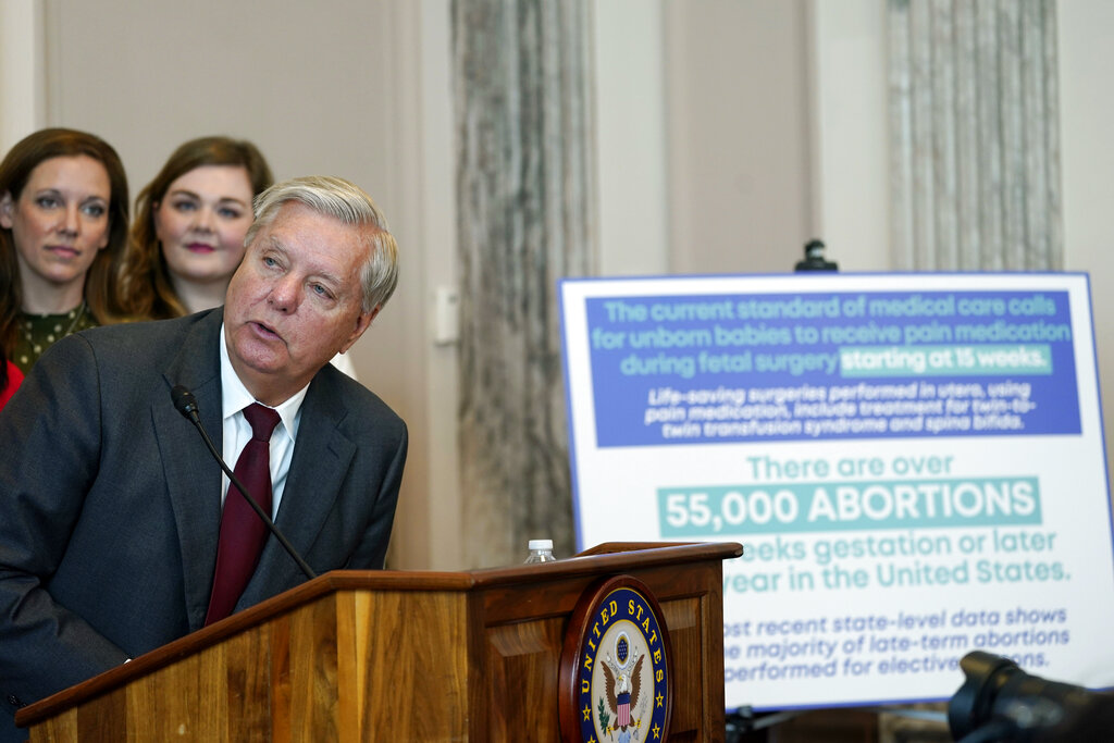 Lindsey Graham, senador republicano por Carolina del Norte. (AP)