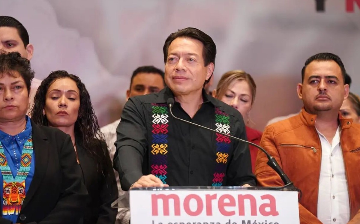 Mario Delgado en conferencia de prensa. | Facebook
