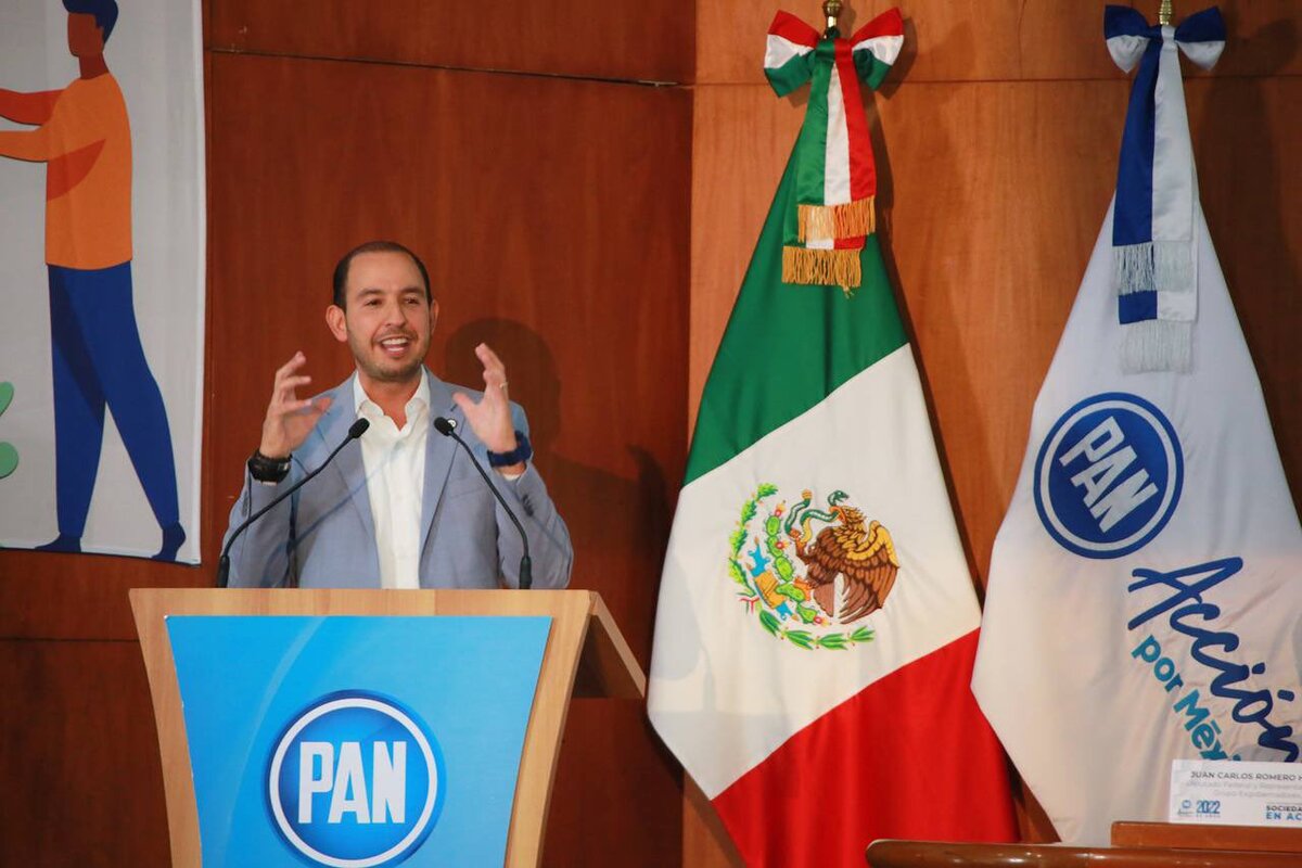 Marko Cortés, líder nacional de Acción Nacional. (Twitter)