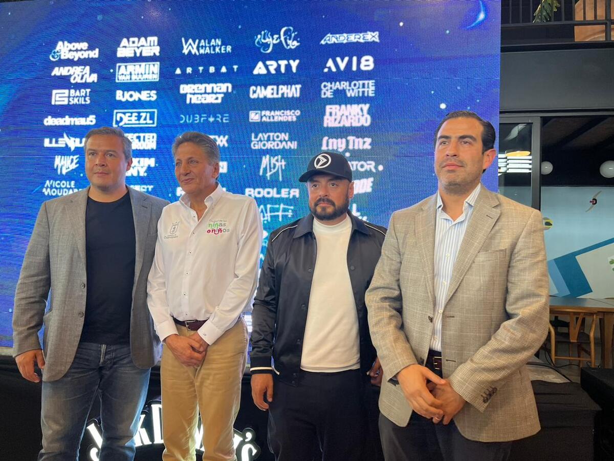 Organizadores y autoridades listos para la tercera edición del Dreamfields. (Martha Calvillo)