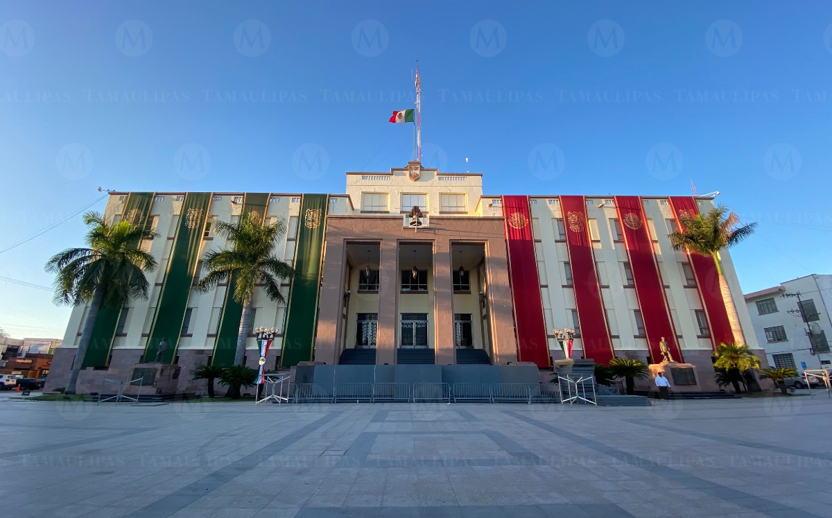 Calles cercanas a la presidencia municipal de Victoria están cerradas.
