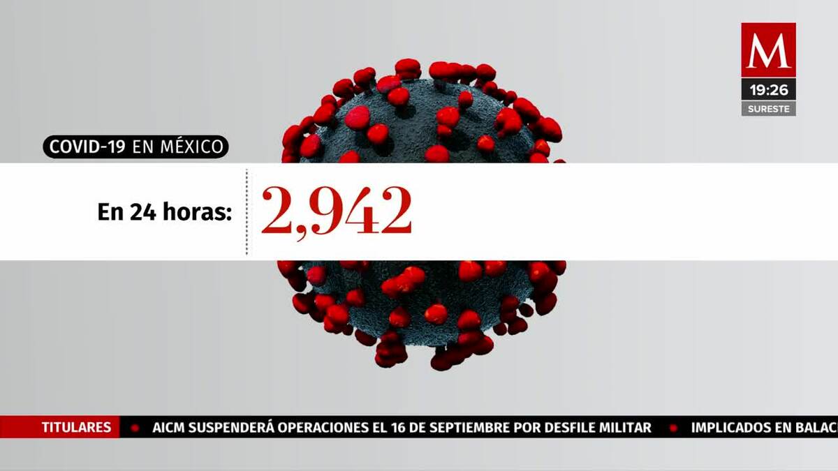 Cifras covid-19 en México, 14 de septiembre 2022