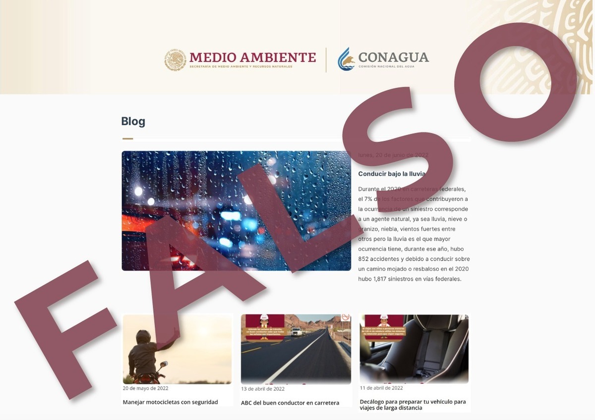 Conagua alerta por fraude desde sitio web falso