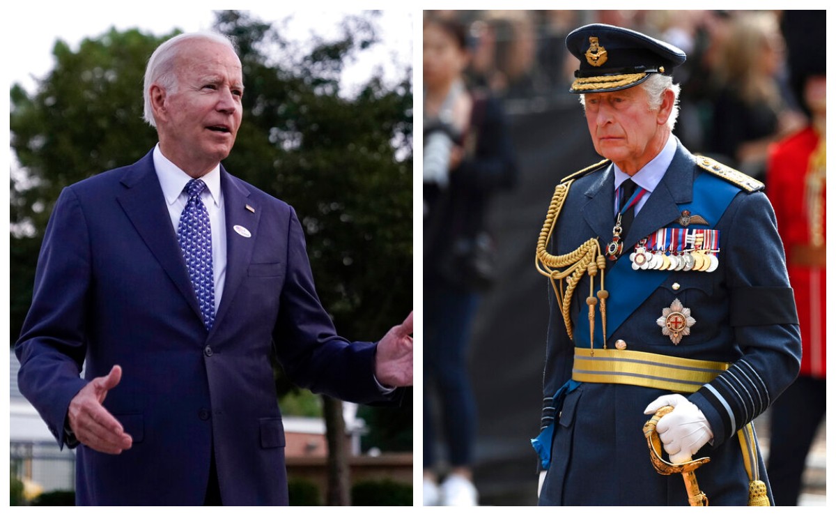 Joe Biden y Carlos III. | Fotos: AP