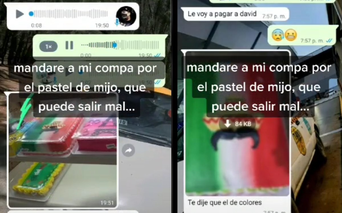 Joven se equivoca al recoger pastel | TikTok