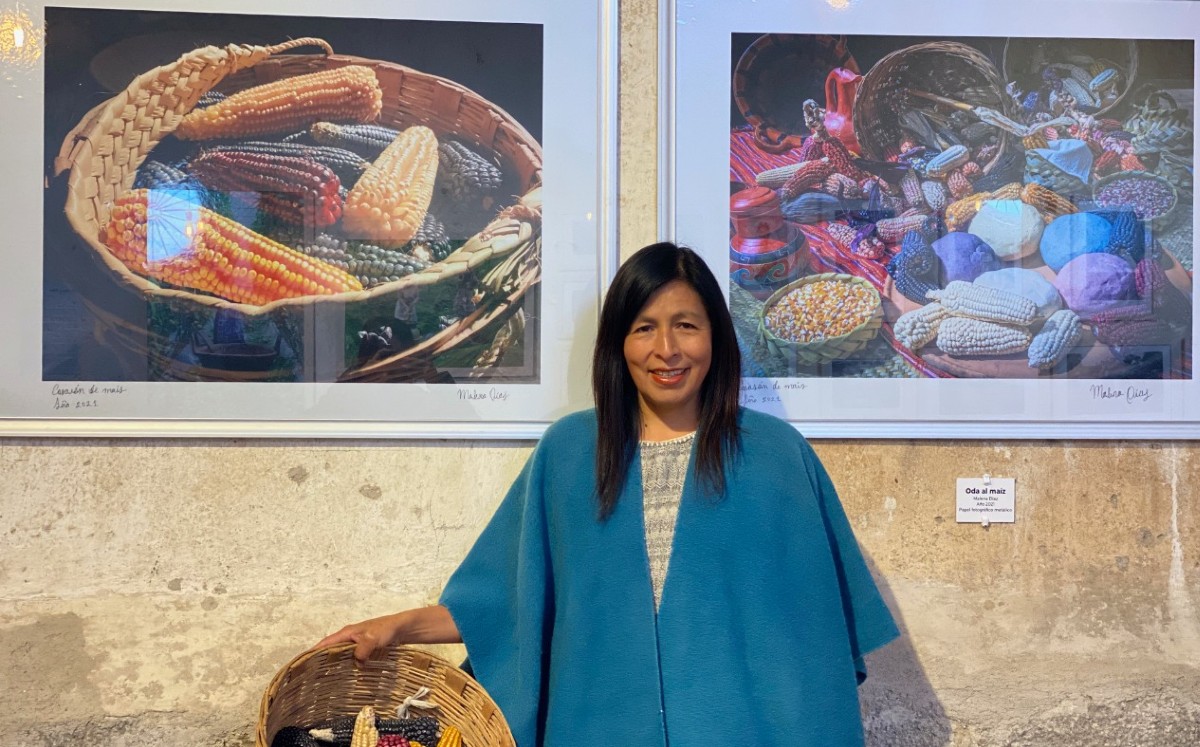 La obra de Díaz está inspirada en la riqueza del grano que, destaca, “nos representa” en el mundo entero | Especial
