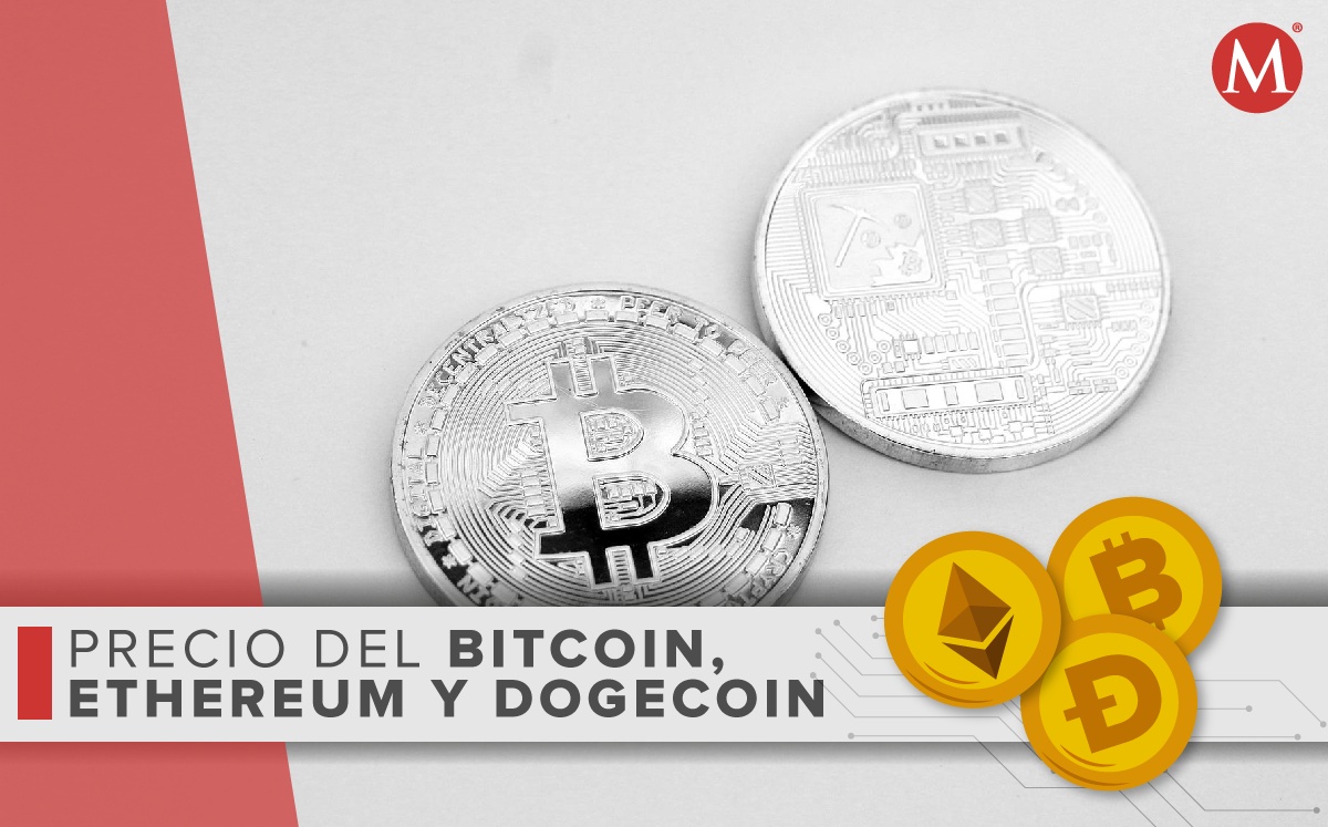 Precio-bitcoin ethereum dogecoin-HOY.  14-septiembre 2022. México