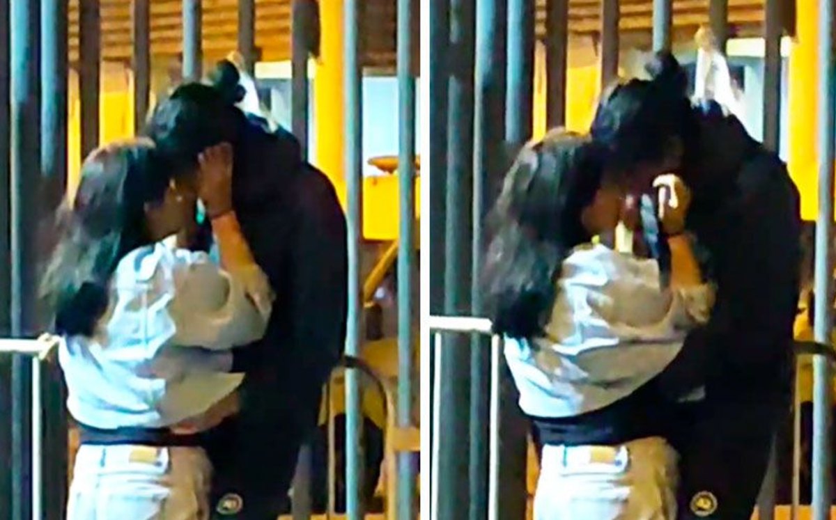 Este clip de la pareja se ha vuelto viral (Captura de pantalla).