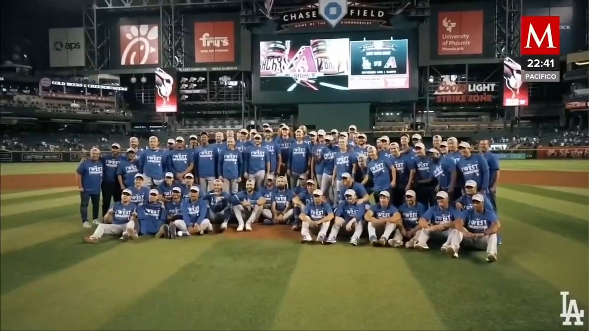 Dodgers es campeón en el Oeste de la Liga Nacional