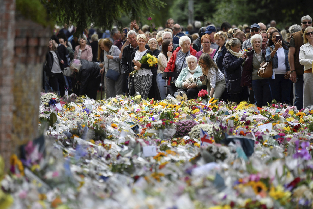 dolientes reina isabel II