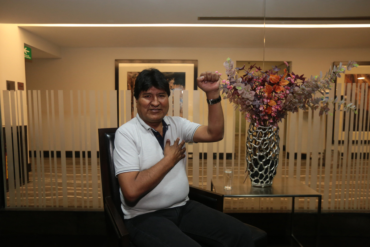Evo Morales. (Jesús Quintanar)