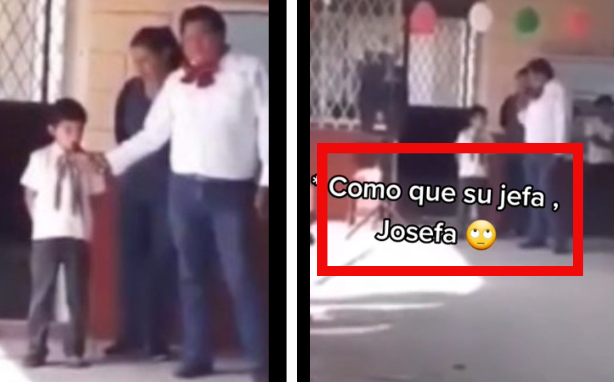 Viralizan video de niño gritando ¡Viva su jefa! en ceremonia escolar de Independencia de México | ESPECIAL