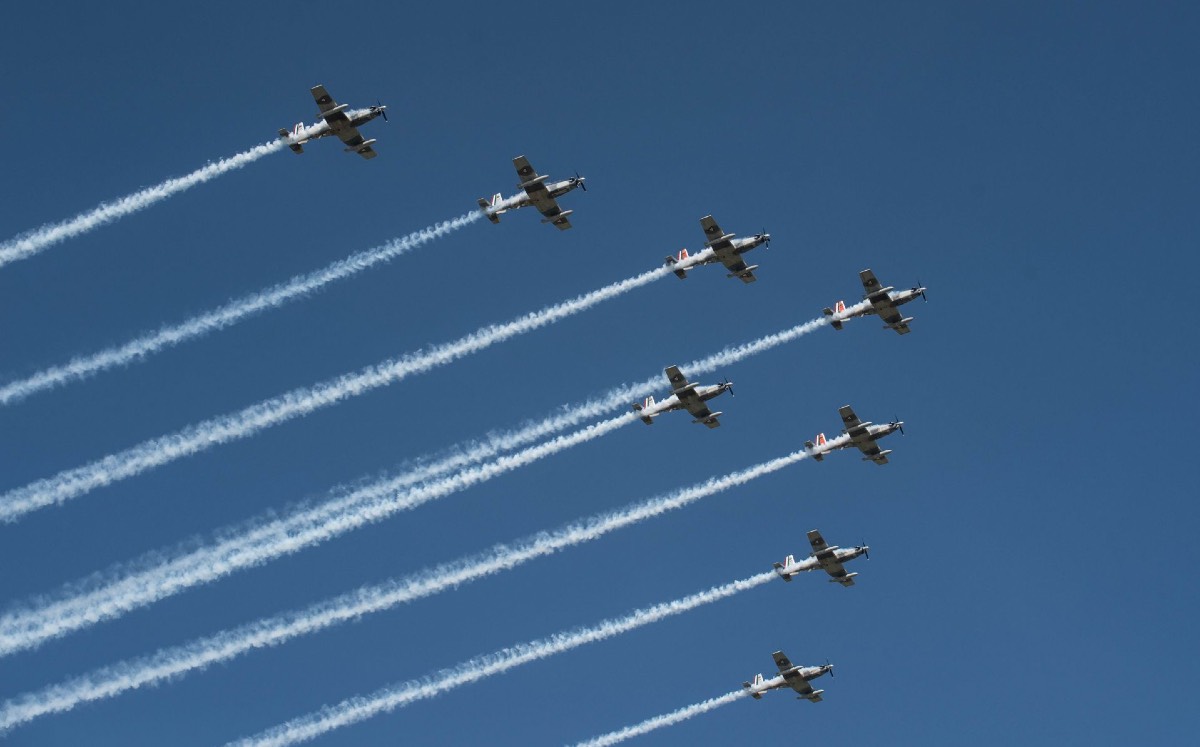 Estas son algunas de las aeronaves que podrás ver en el Desfile Militar del 16 de septiembre| CUARTOSCURO