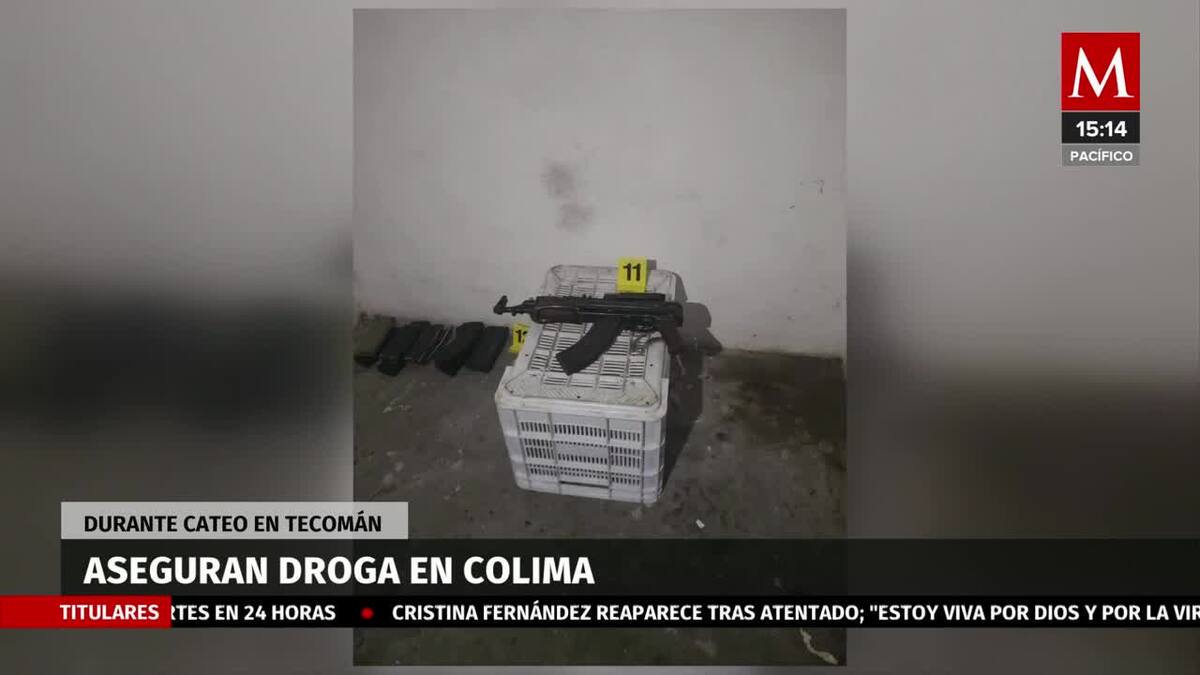 Aseguran droga en Colima