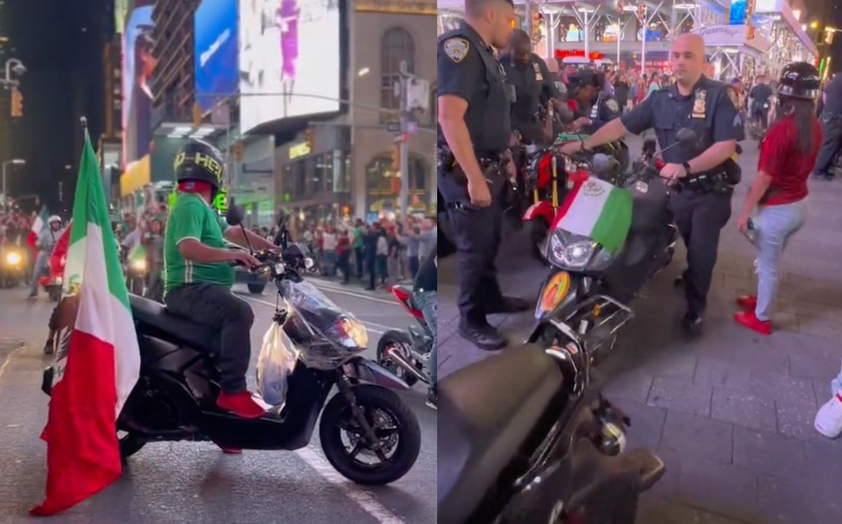 Así festejaron los mexicanos en Times Square| Especial