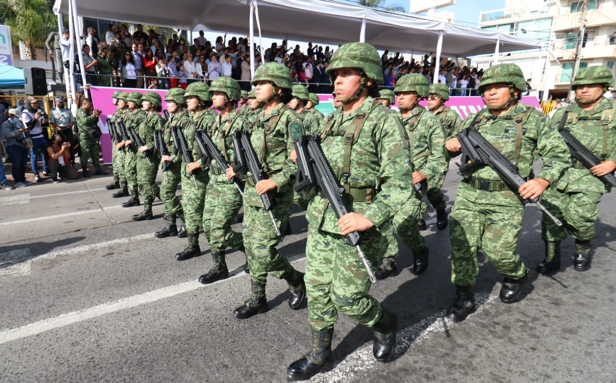 Este Desfile Militar es la primera vez que se lleva a cabo en León / Dany Béjar