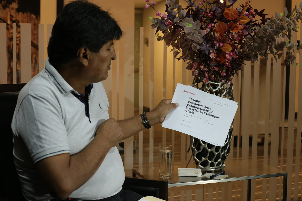 Evo Morales. (Jesús Quintanar)