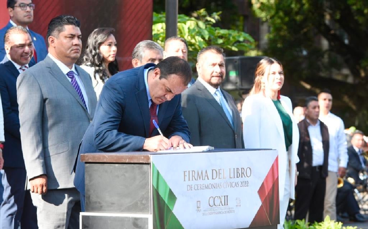 El gobernadir de Morelos encabezó la ceremonia en la capital del estado. | Especial