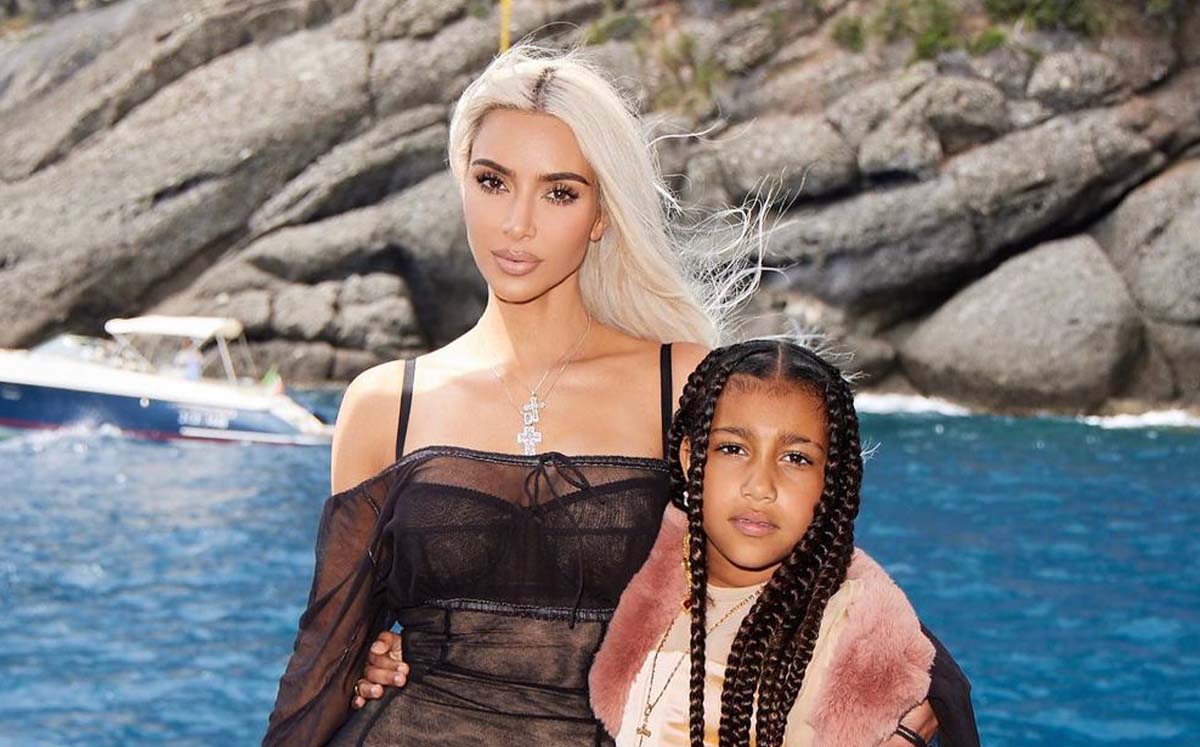 Kim Kardashian y North West (Instagram)