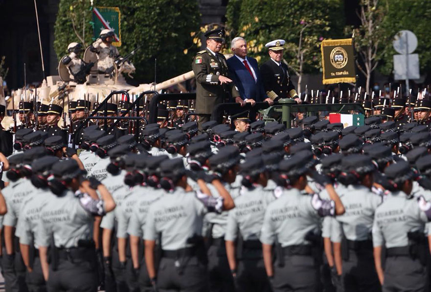 Presidente Andrés Manuel López Obrador en desfile 16 de septiembre.  | Ariel Ojeda