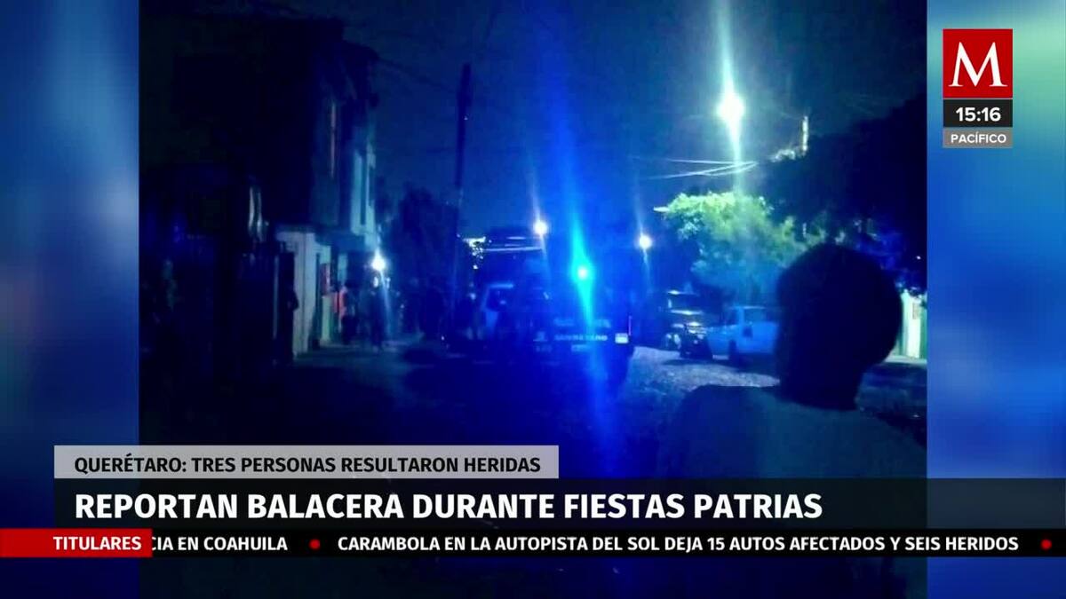Riña en Querétaro deja tres heridos