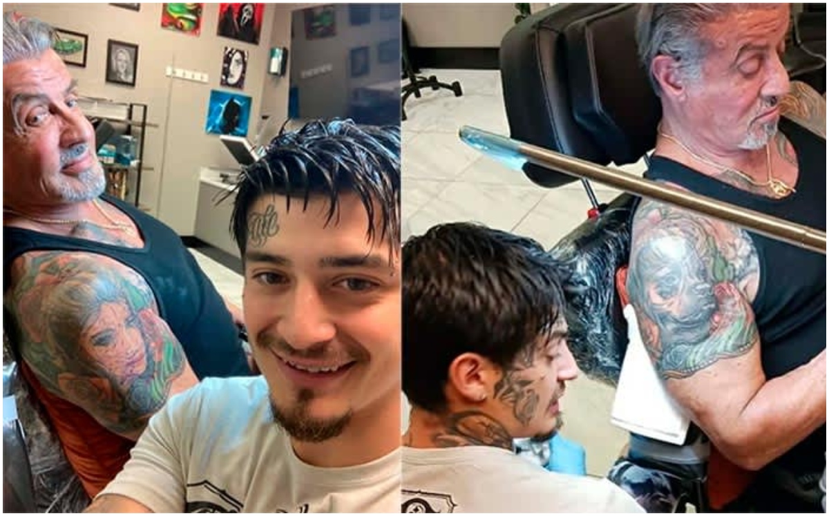 Sylvester Stallone borra tatuaje de su exesposa