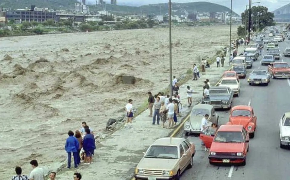 Han pasado 34 del paso del huracán Gilberto en Nuevo León / Archivo