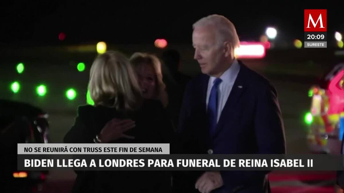 Joe Biden llega a Londres
