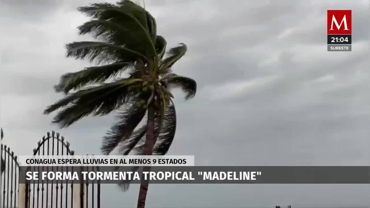 Se forma nueva tormenta tropical ‘Madeline’