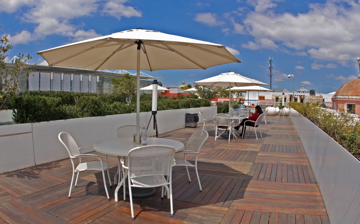 Terraza del Museo Amparo | Melanie Torres