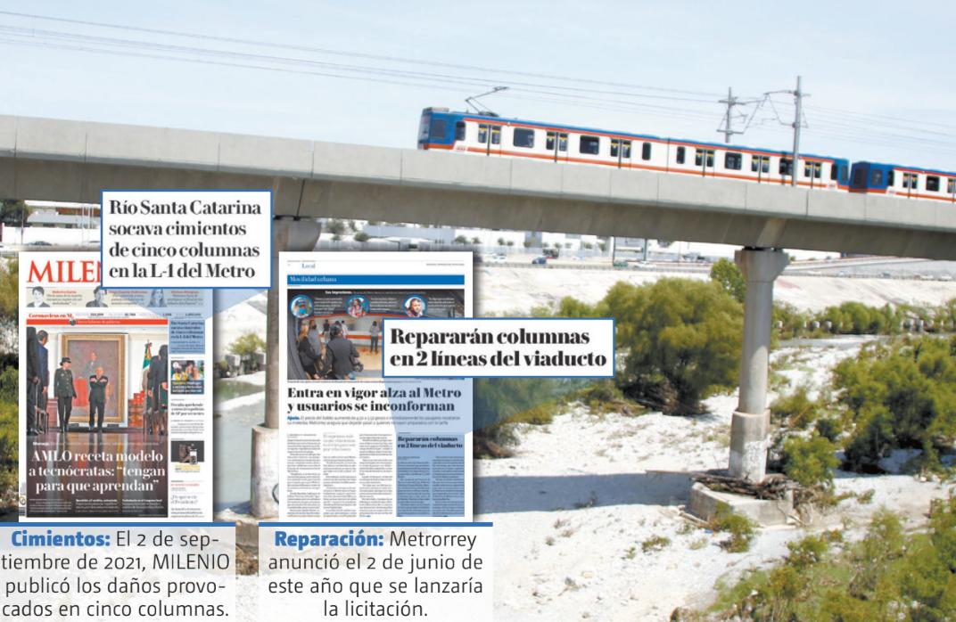 El tramo con mayor daño se encuentra entre las estaciones Y Griega y Eloy Cavazos. Jorge López