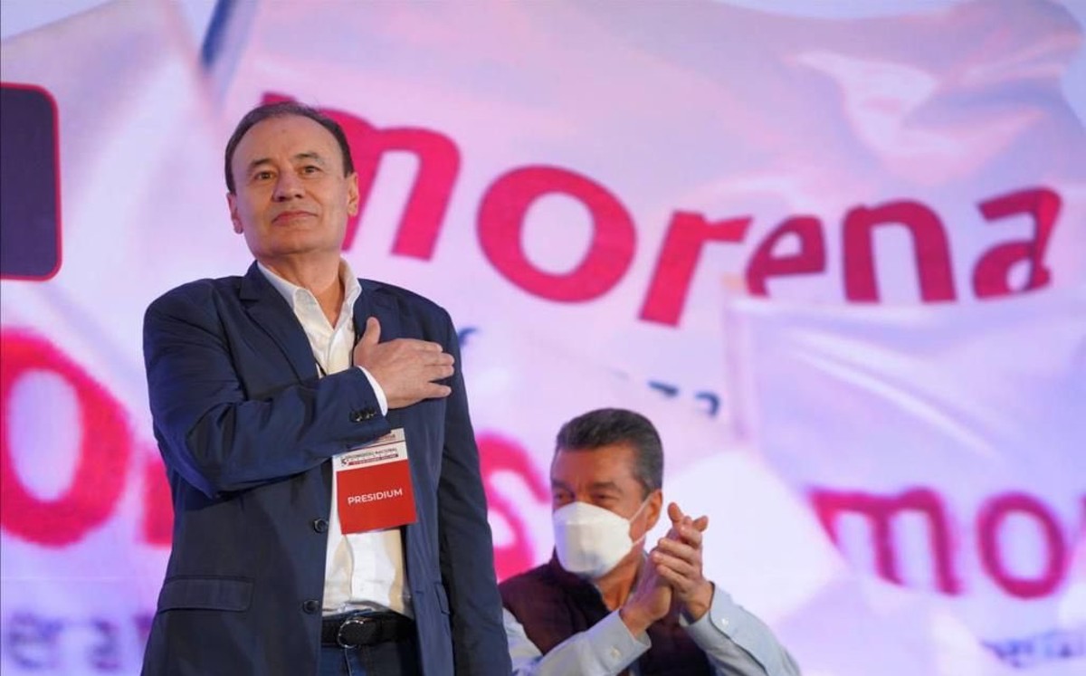 Alfonso Durazo rindió protesta como presidente del Consejo Nacional de Morena. | @AlfonsoDurazo