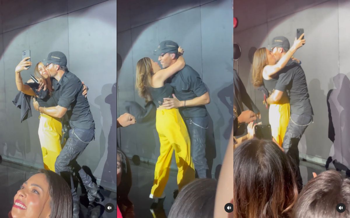 Enrique Iglesias generó polémica por beso a fan en Instagram (Especial).