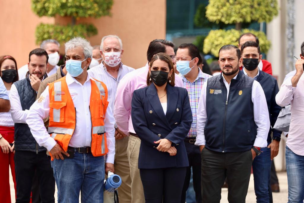 Gobernadora Evelyn Salgado en Macro Simulacro Nacional 2022. (Foto: Especial)