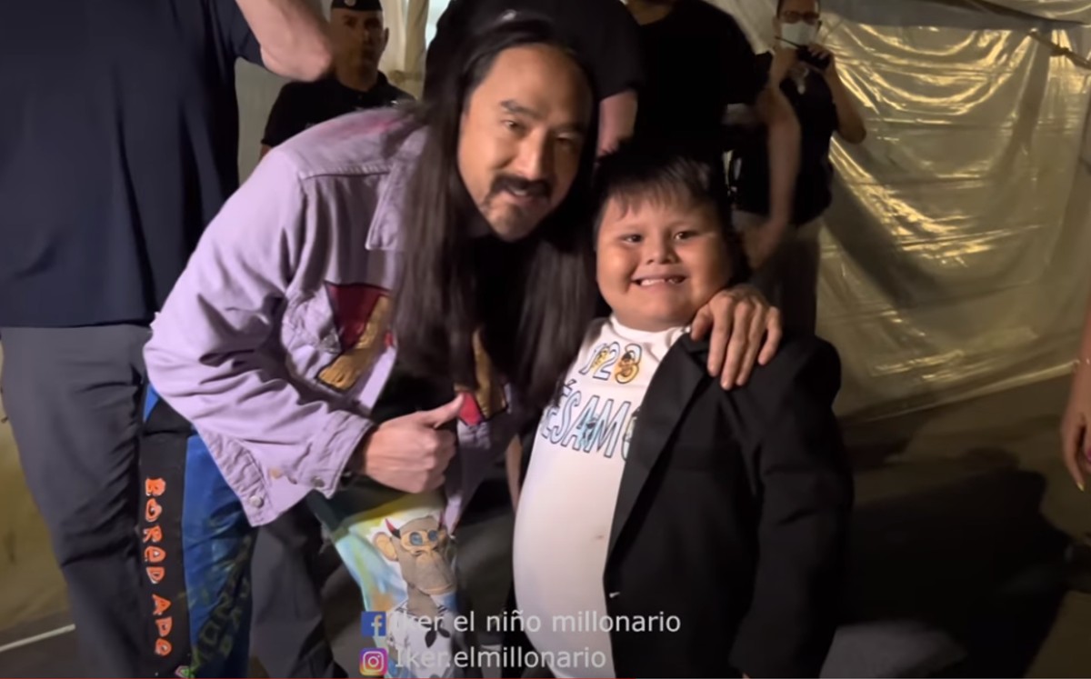 Iker conoció a Steve Aoki. (Especial)