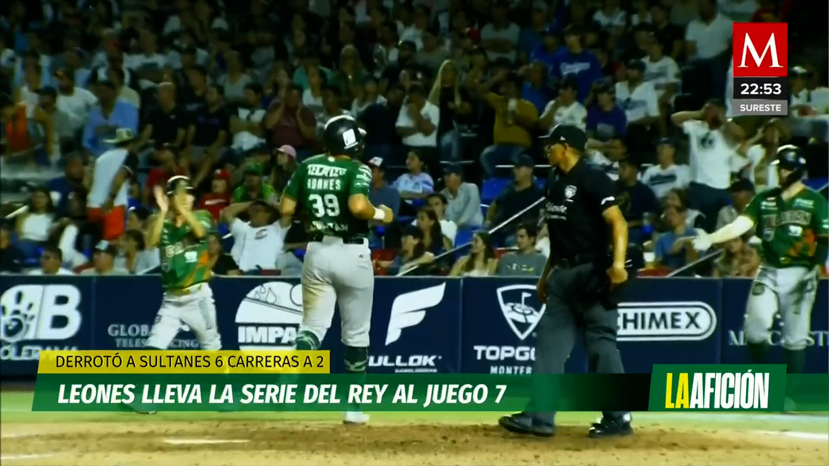 Leones vence a Sultanes y la Serie del Rey se definirá en el Juego 7