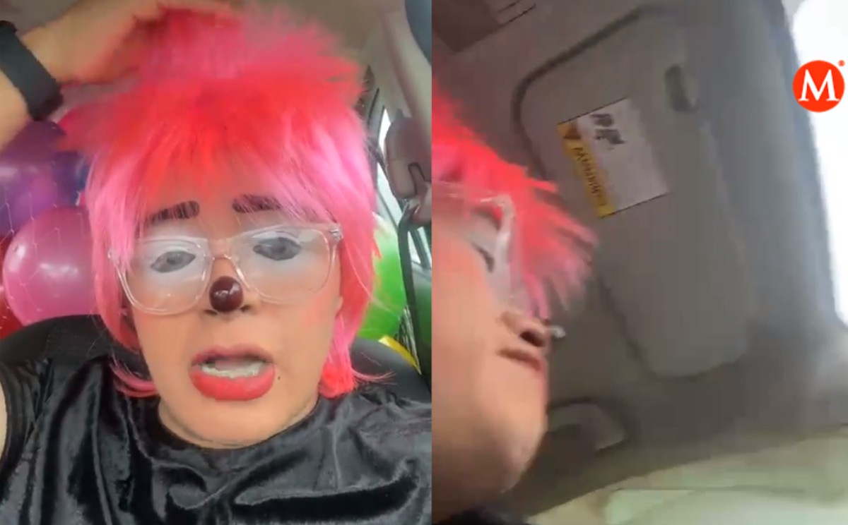 Payaso sufre accidente mientras transmitía en vivo; todo queda grabado