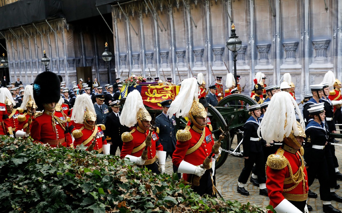 Termina el servicio fúnebre de la reina Isabel II | AFP