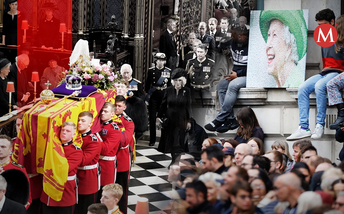 Cantos, gaita y oraciones para el adiós a Isabel II