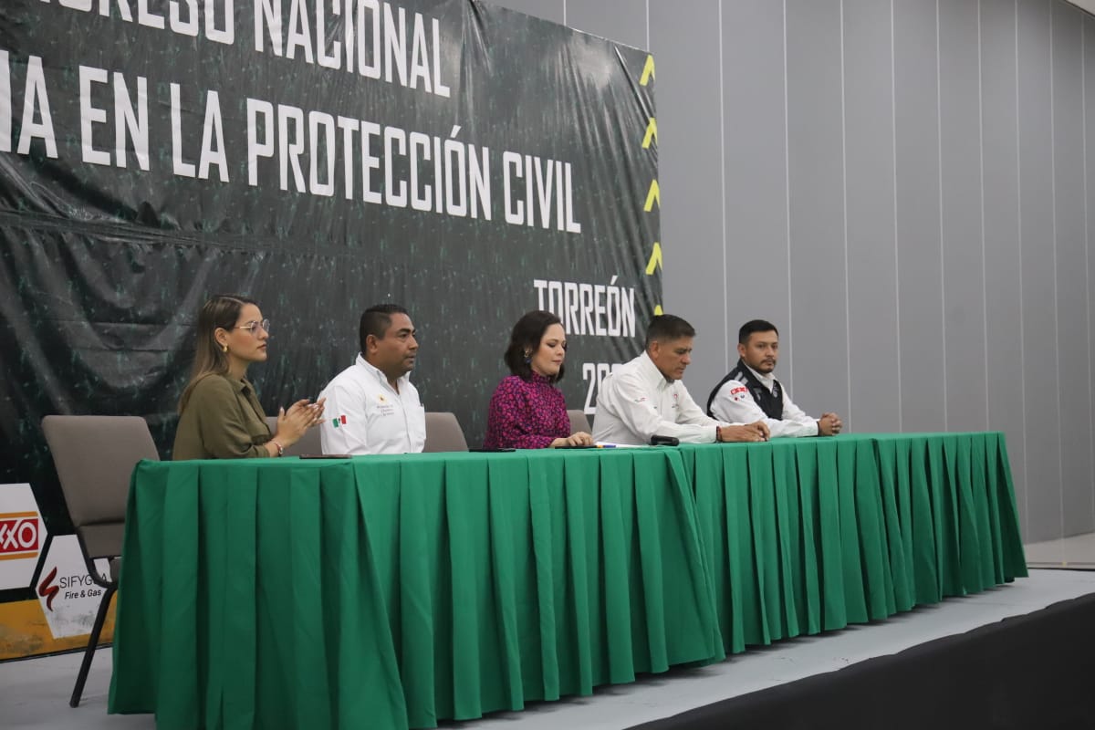 Congreso Nacional de Protección Civil en Torreón. (Rolando Riestra)