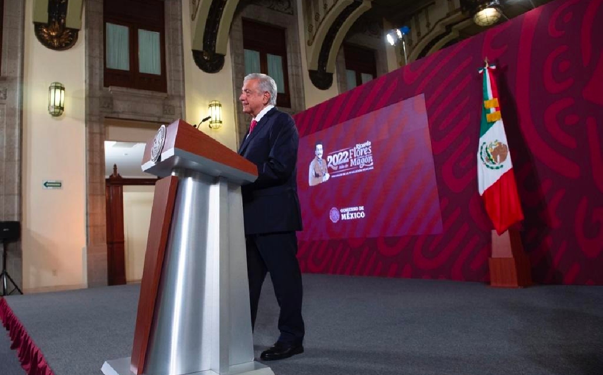 El Presidente en su conferencia de prensa matutina hoy. | Cortesía