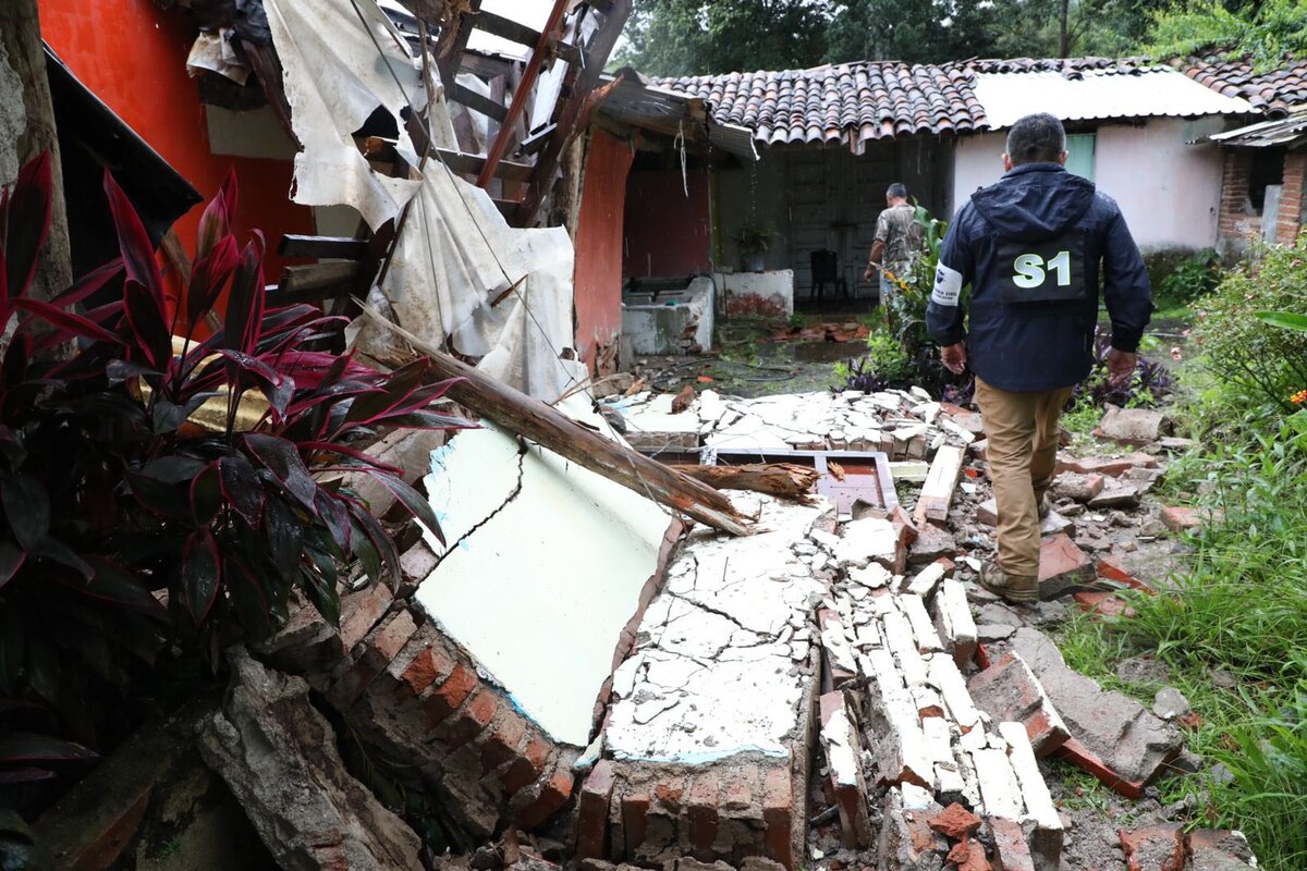 El gobierno de Michoacán espera acceder a recursos federales tras declarar zona de desastre. | @SSeguridad_Mich
